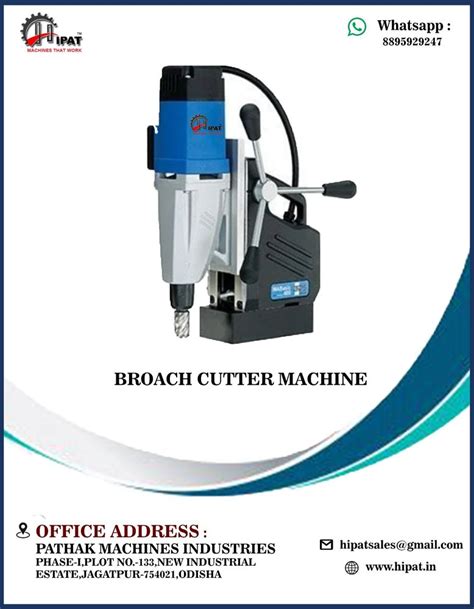 Hipat Broach Cutter Machine Model Mabasic 400 Capacity 40mm 80mm At
