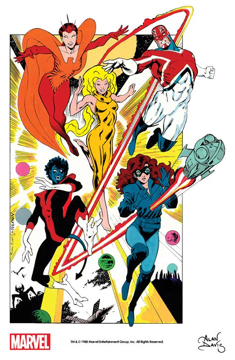 Excalibur By Alan Davis And Paul Neary From The The Marvel Project