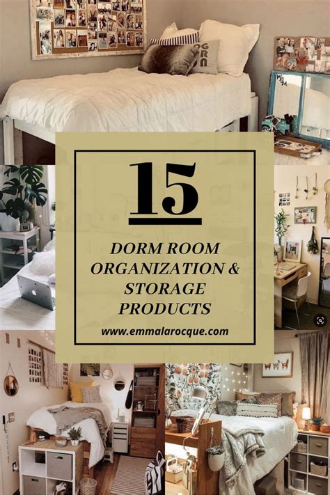 All Of The Storage And Organization Products That You Need For Your College Dorm Room Here You
