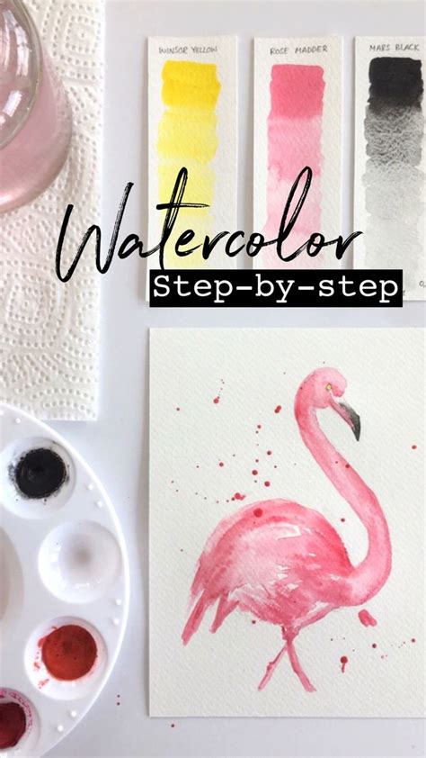 Watercolor Step By Step Tutorials In 2020 Watercolor Paintings For