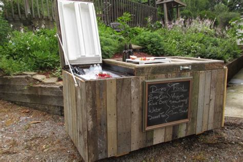 Hockey match on a diy backyard ice rink. Turn An Old Refrigerator Into A Fun Outdoor Party Cooler ...
