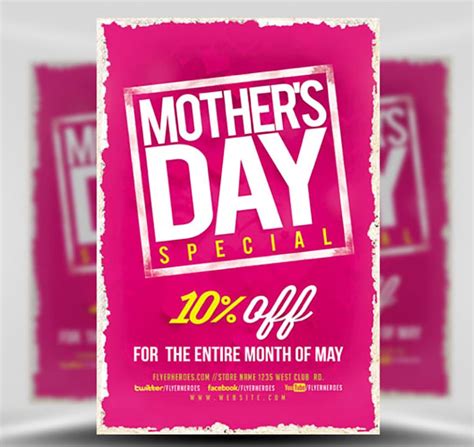 Pro Exclusive Mother S Day Special Flyer Template Flyerheroes