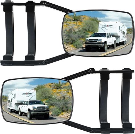 Piclafe Mirror Extenders For Towing Universal Clip On Towing Mirrors 360 Degree