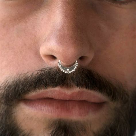 Septum Jewelry Silver Septum Ring Septum For Men Mens Septum