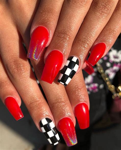Coffin Nails Black And Red Nail Ideas Check Out Our Top Nail Art