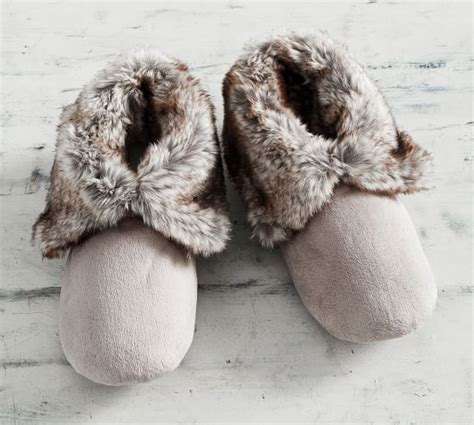 Faux Fur Booties Pottery Barn