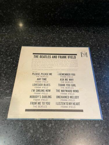 Rare Vee Jay The Beatles And Frank Ifield On Stage Lp Vinyl