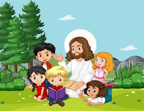 Foto De Jesus Con Los Niños Encuentra Y Descarga Recursos Gráficos