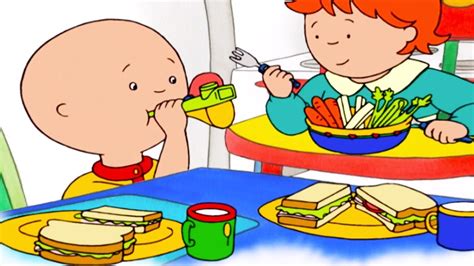 Caillou English Full Episodes Caillou And The Loud Lunch Cartoon