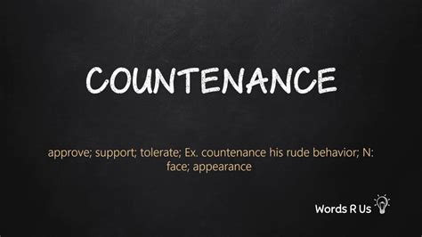 How To Pronounce Countenance In American English Youtube