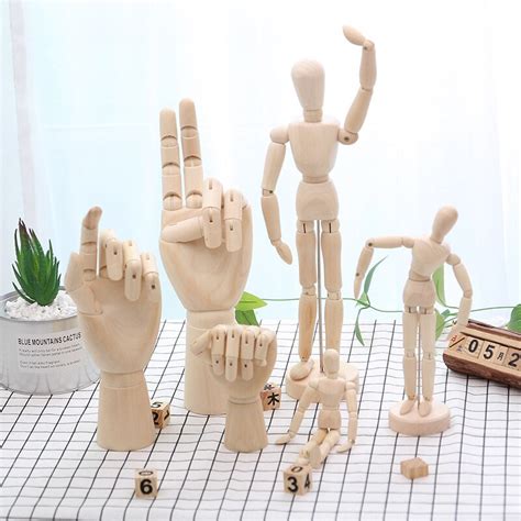 71012 Inches Tall Wooden Hand Drawing Sketch Mannequin Model Wooden