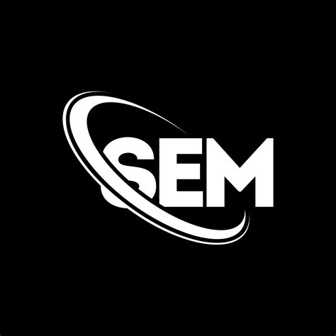 Sem Logo Sem Letter Sem Letter Logo Design Initials Sem Logo Linked