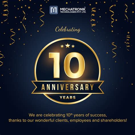 We Are Celebrating 10th Years Of Success A Million Thanks To All Of