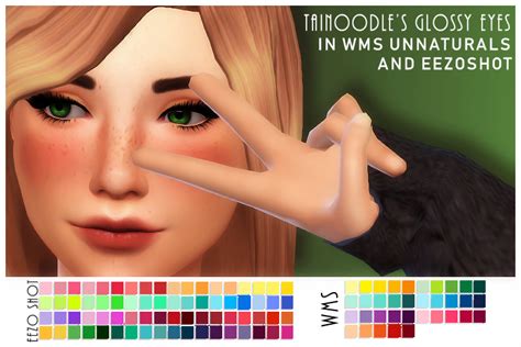 Berrybloomsims Glossy Eyes Recolor As Requested Sims 4 Cc