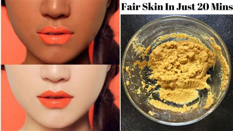 How To Get Fair Skin Naturally In Just 20 Minutes Skin Whitening