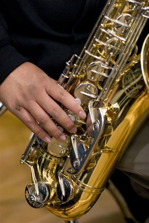 Person Playing A Saxophone Stock Photo Image Of Musician 2212060