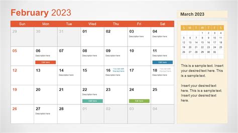 Key Dates Calendar Powerpoint Template Slideuplift Images And