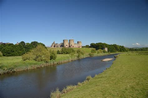 Rhuddlan Castle And River Clwyd Matthew Wells Flickr