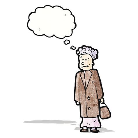 Crazy Old Lady Clip Art Illustrations Royalty Free Vector Graphics
