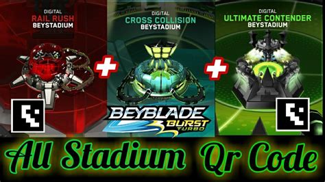 Beyblade Burst Qr Codes All Stadiums All 32 Qr Codes Launchers