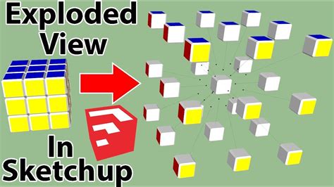 Exploded View Animation In Sketchup Youtube