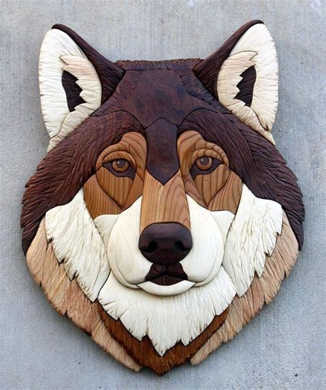 Wolf Art Print By Bill Fugerer In 2021 Intarsia Wood Patterns