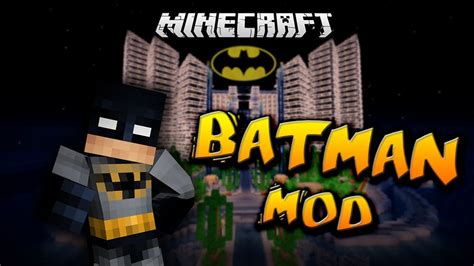 StaŃ SiĘ Superbohaterem W Minecraft Batman Mod Youtube