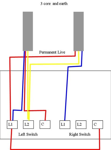 How To Wire A 2 Gang Light Switch Diagram Wiring Digital And Schematic