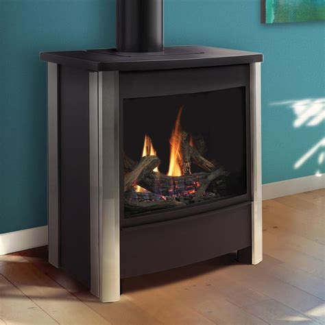 Kingsman Fdv Inch Freestanding Direct Vent Gas Stove With Log Set