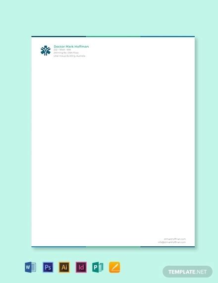 Download exceptional doctor letterhead templates and doctor letterhead designs include customizable layouts manual medical record letterhead template. 11+ Doctor Letterhead Examples | Examples
