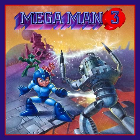 Megaman 3 Box Art