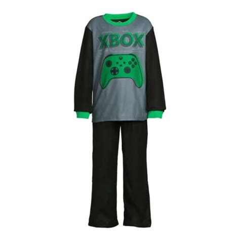 Xbox Boys Pajamas 2 Piece Flannel Set Pants Long Sleeves Pjs Size 8 New