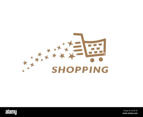 A Trolley Shopping Cart Logo Icon Design Shop Vector Image Stock Vector