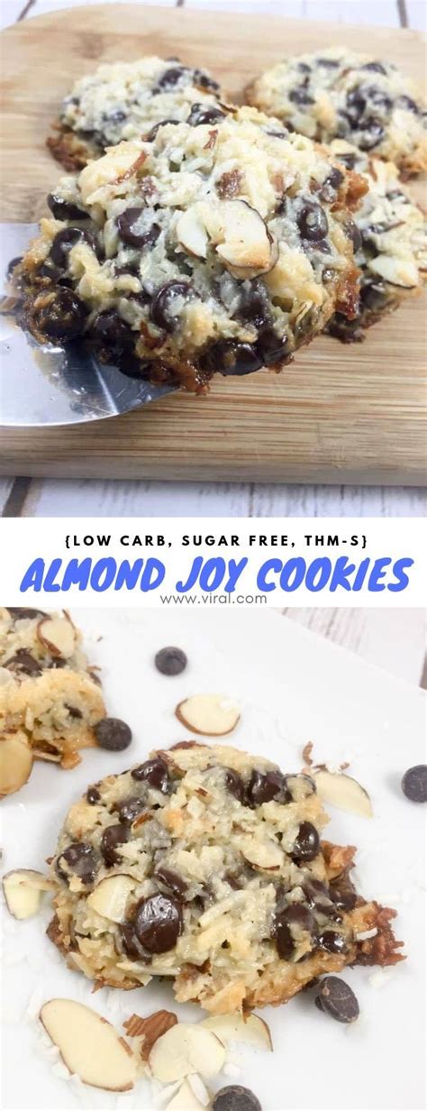 Cue the frosting and sprinkles! Almond Joy Cookies {Low Carb, Sugar Free, THM-S} #almond # ...