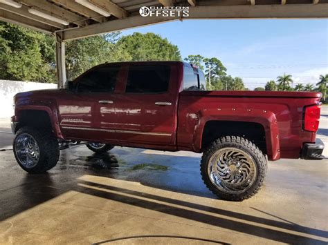 2014 Chevrolet Silverado 1500 With 24x14 81 Arkon Off Road Crown