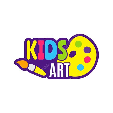 شعار أطفال الإبداع ، شعارات أو شارات ، لوحات فنية للأطفال ، رسم ، رموز