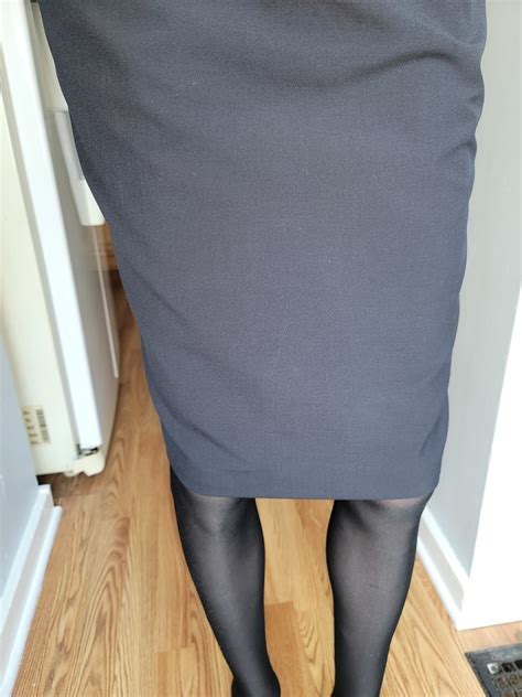 Flight Attendant Skirt With Sliky Lining And Pantyhose Porn Pictures