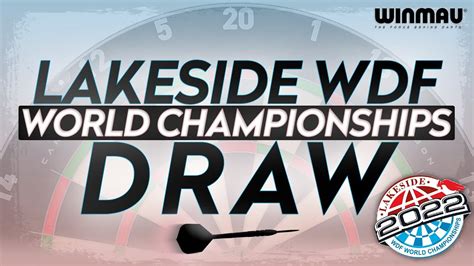 Lakeside Wdf World Championships The Draws Youtube