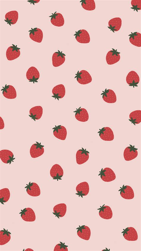 Free Strawberry Summer Phone Wallpapers In 2021 Iphone Wallpaper