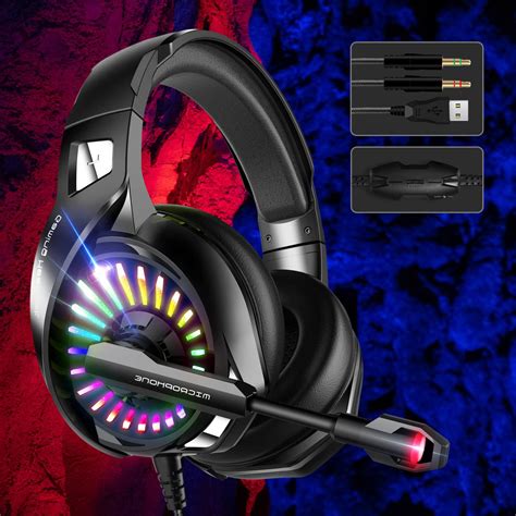 Gaming Headset With 71 Surround Sound Noise Canceling Gaming