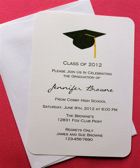 Free Printable Commencement Invitations