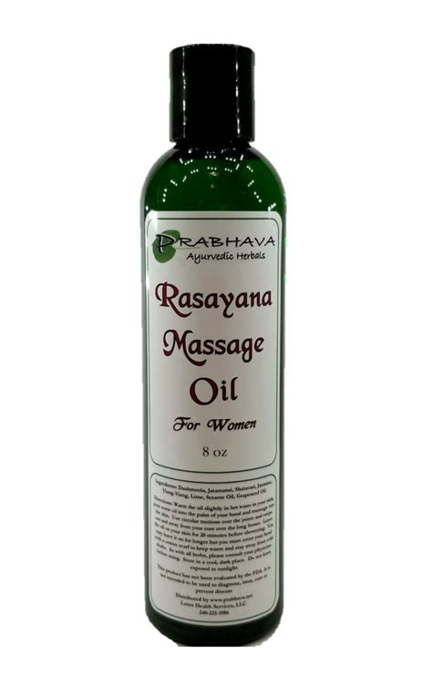 Massage Oils Prabhava Svaff Ayurvedic Herbals
