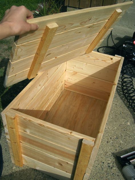 Woodwork Wood Storage Box Plan PDF Plans