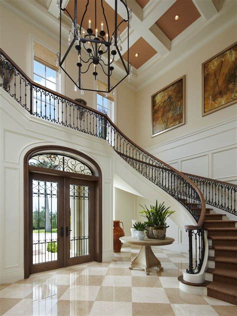 Extremely Luxury Entry Hall Designs With Stairs Foyer Design Stairs Design Hall Design