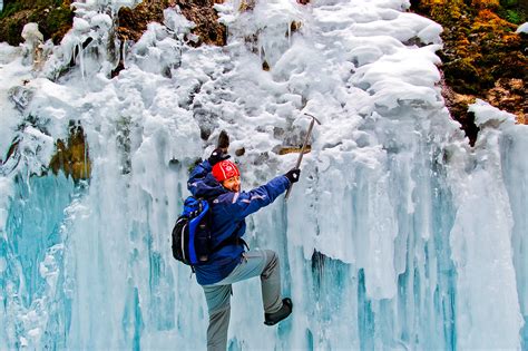 Maligne Canyon Ice Wall Climbing Al Final Uno Se Olvida Flickr