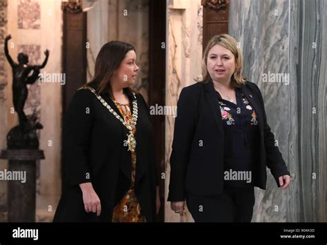 Lord Mayor Of Belfast Deirdre Hargey Left And Northern Ireland