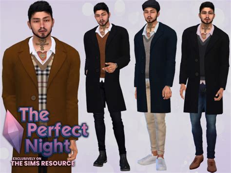 The Perfect Night Vernon Coat By Mclaynesims At Tsr Sims 4 Updates