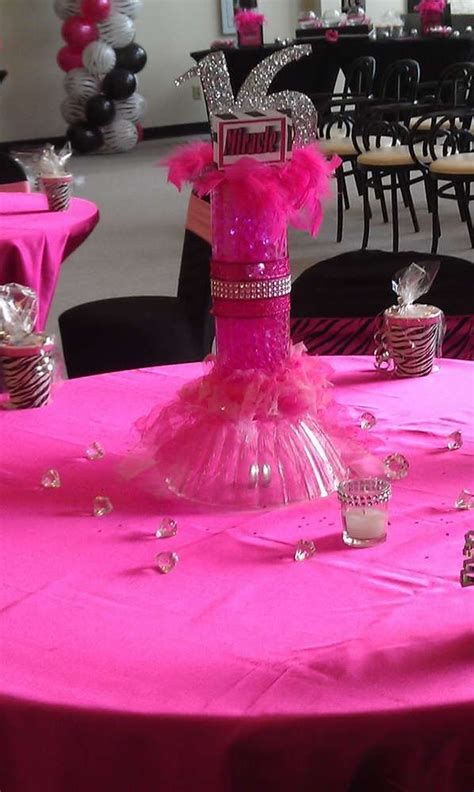Pink And Zebra Sweet 16 Birthday Party Ideas Photo 4 Of 10 Sweet 16
