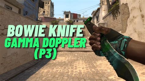 Bowie Knife Gamma Doppler Phase 3 Csgo Knife Showcase Youtube