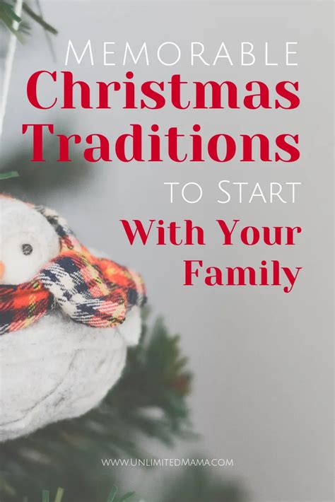 Christmas Traditions To Start With Your Baby Unlimited